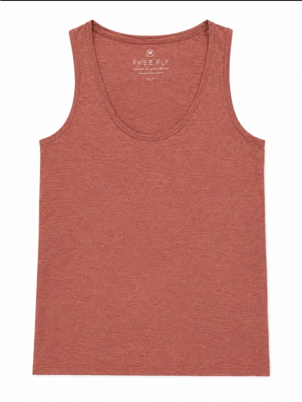 Free Fly Women’s Bamboo Performance Tank Top Rust Heather Size Medium - Picture 1 of 9